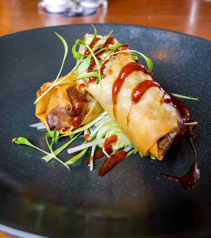 Duck spring roll