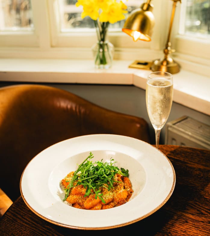 Pasta and Prosecco